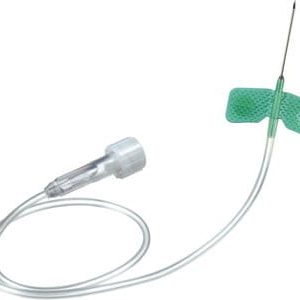 Igła kaniula motylek 0,8 mm 21G zielony 10 sztuk