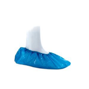 Ochraniacze foliowe na buty niebieskie 100 sztuk