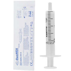 Strzykawki 2 częściowe duoNEX 2ml 100 szt.