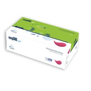 Rękawice Rękawiczki winylowe bezpudrowe easyCare r. M 100szt